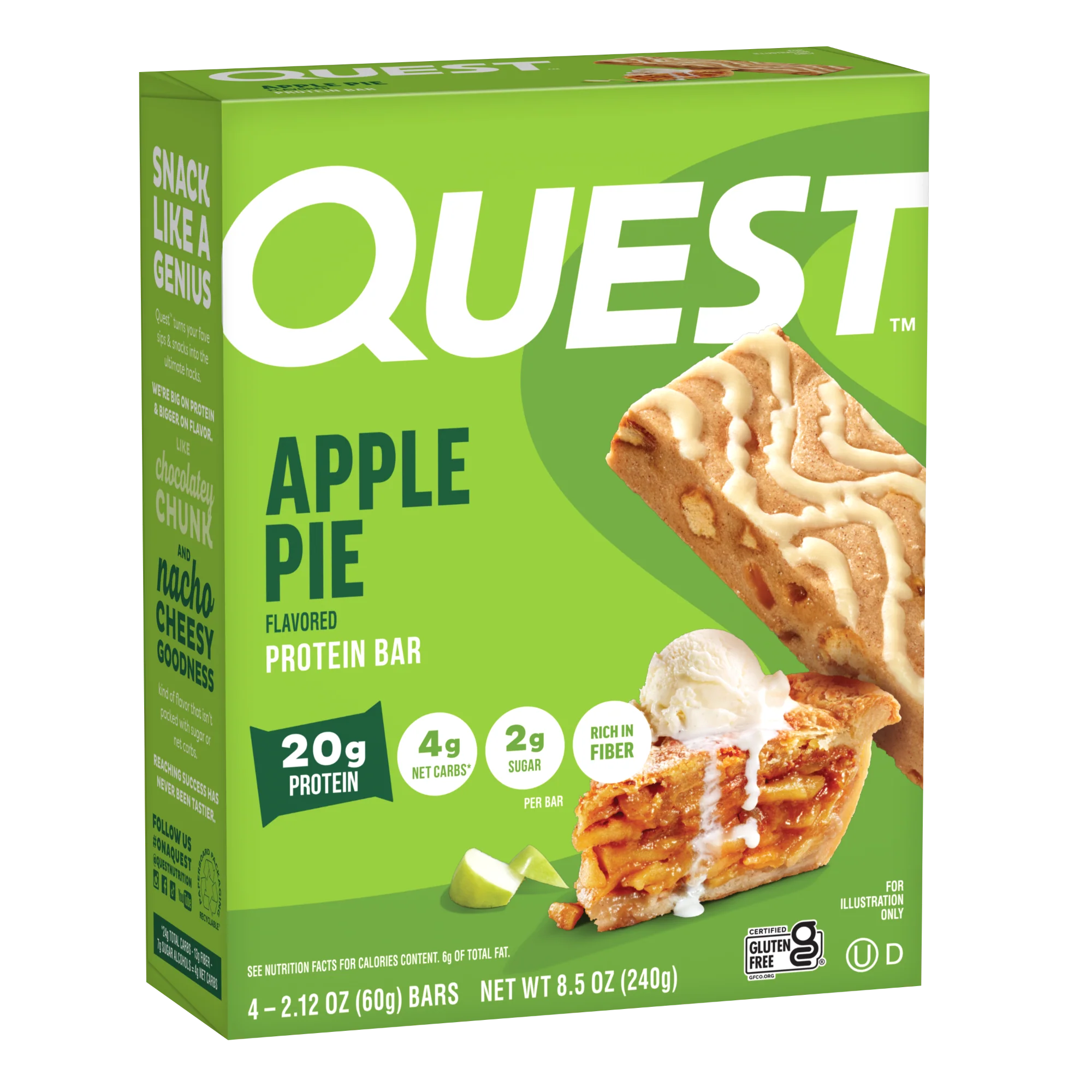 Alternative view of Apple Pie Protein Bars
