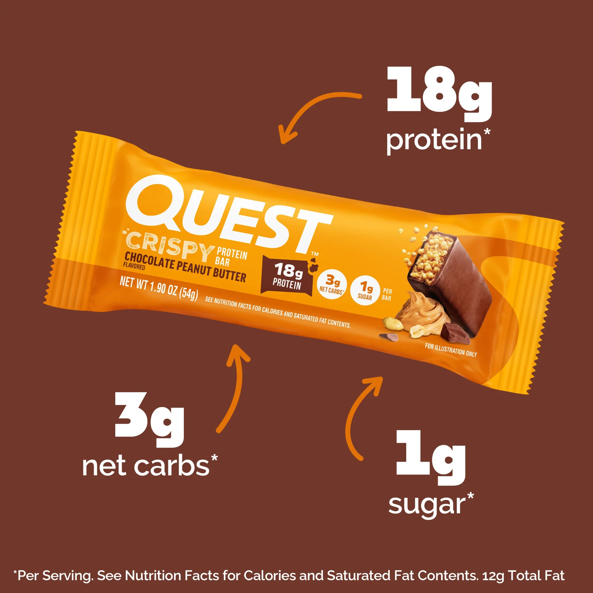 Chocolate Peanut Butter Crispy Hero Protein Bars - Image 4