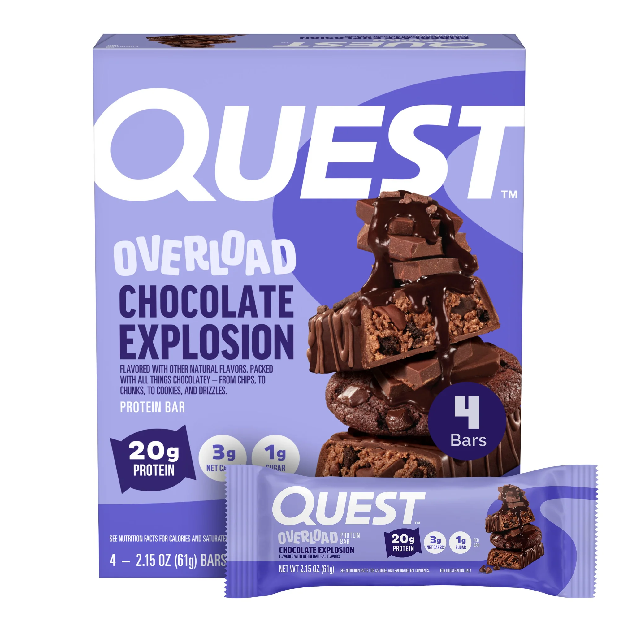 Alternative view of Chocolate Explosion Overload Bar