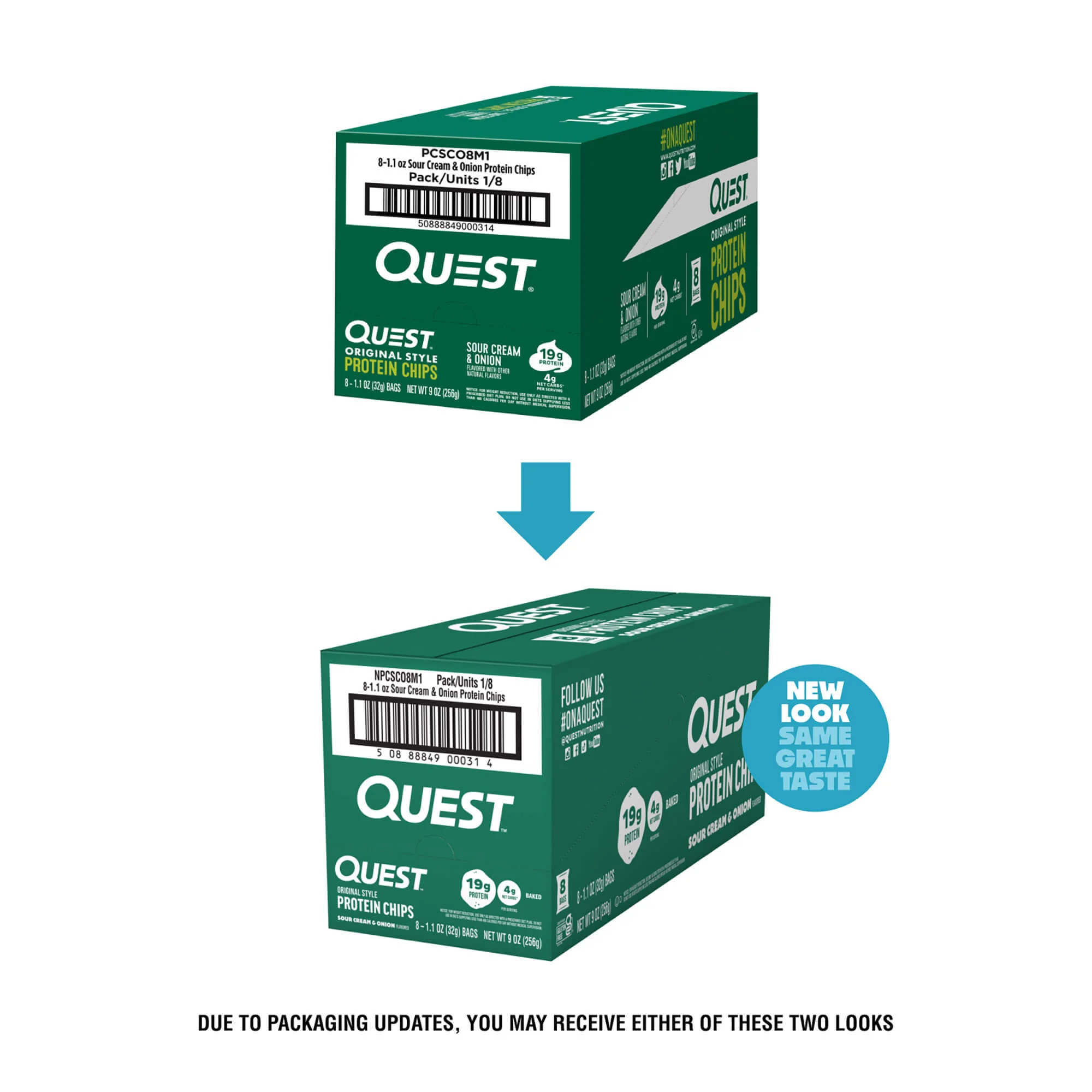 Sour Cream & Onion Original Style Protein Chips - Image 4