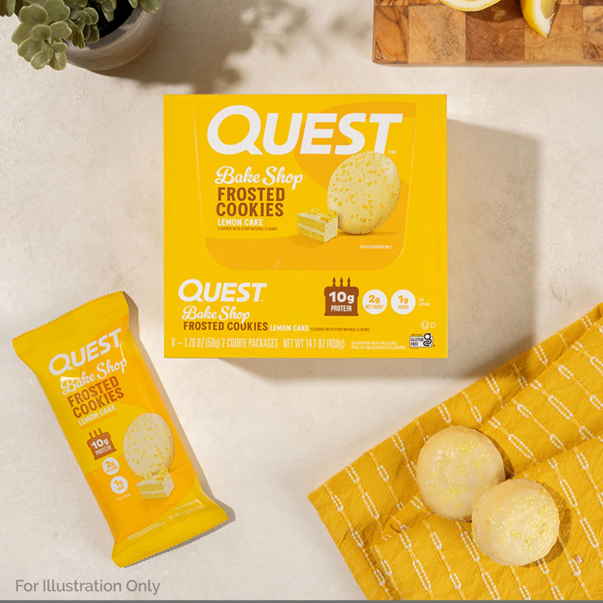 Lemon Cake Frosted Cookies Twin Pack - Image 4