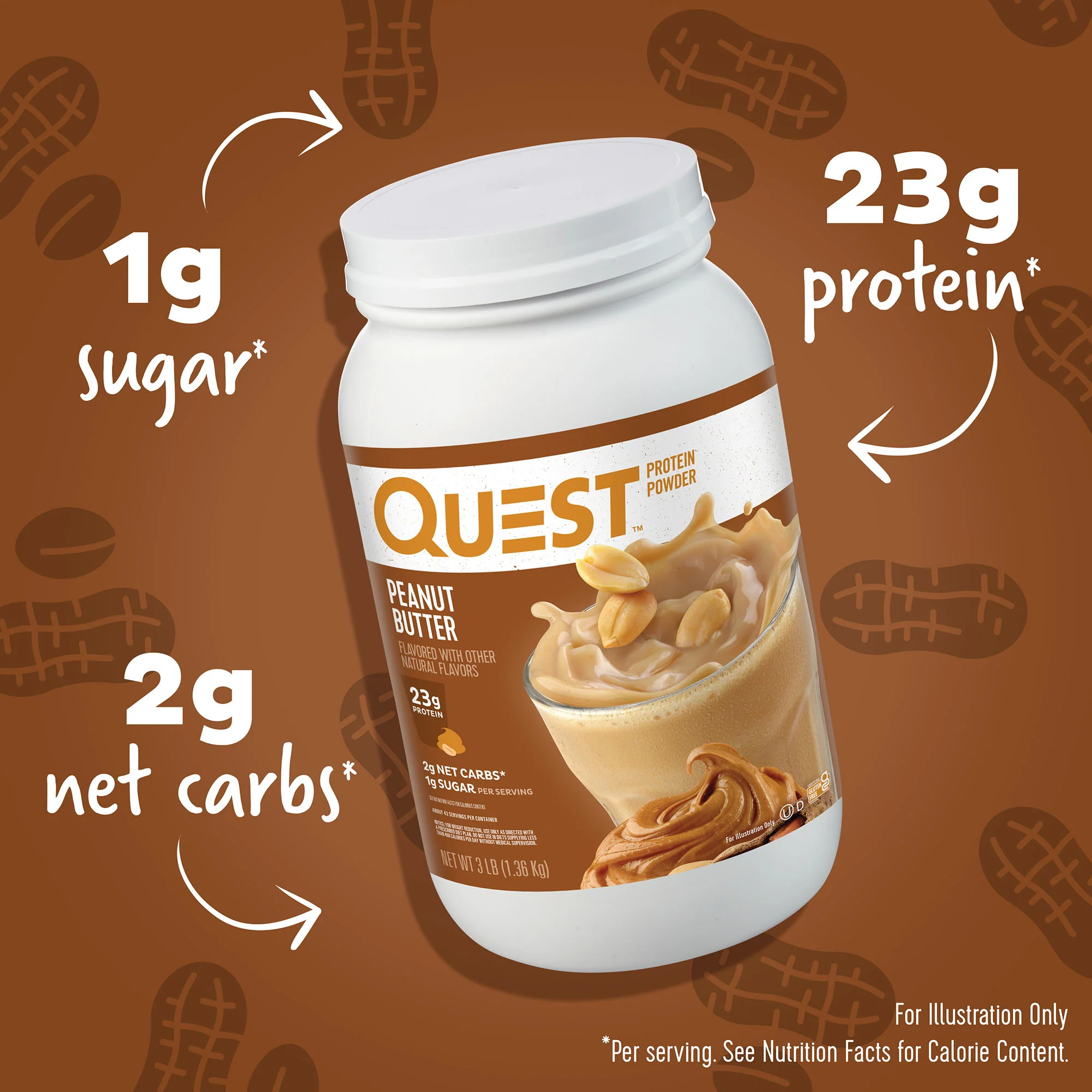 Alternative view of Peanut Butter Protein Powder