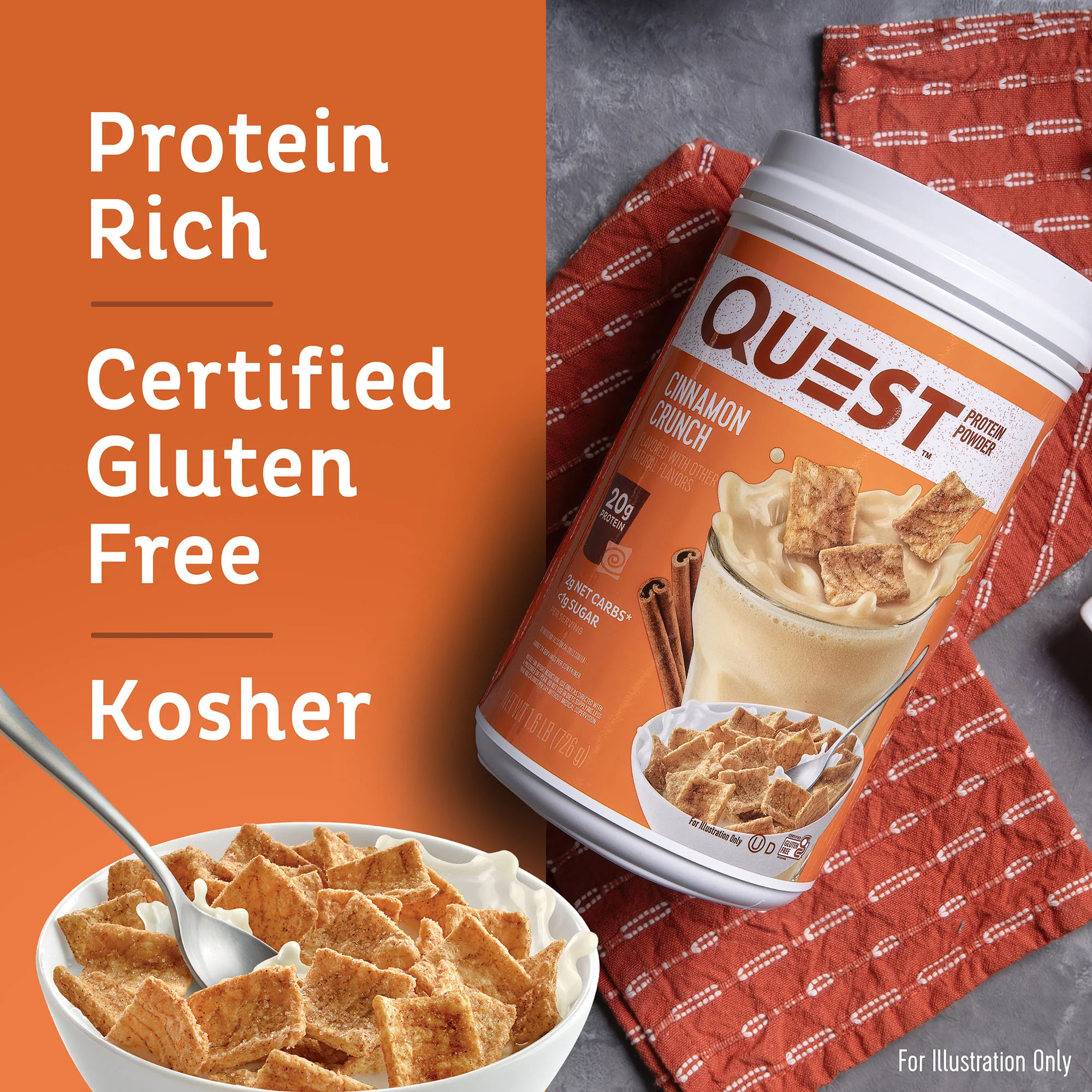 Cinnamon Crunch Protein Powder - Image 3