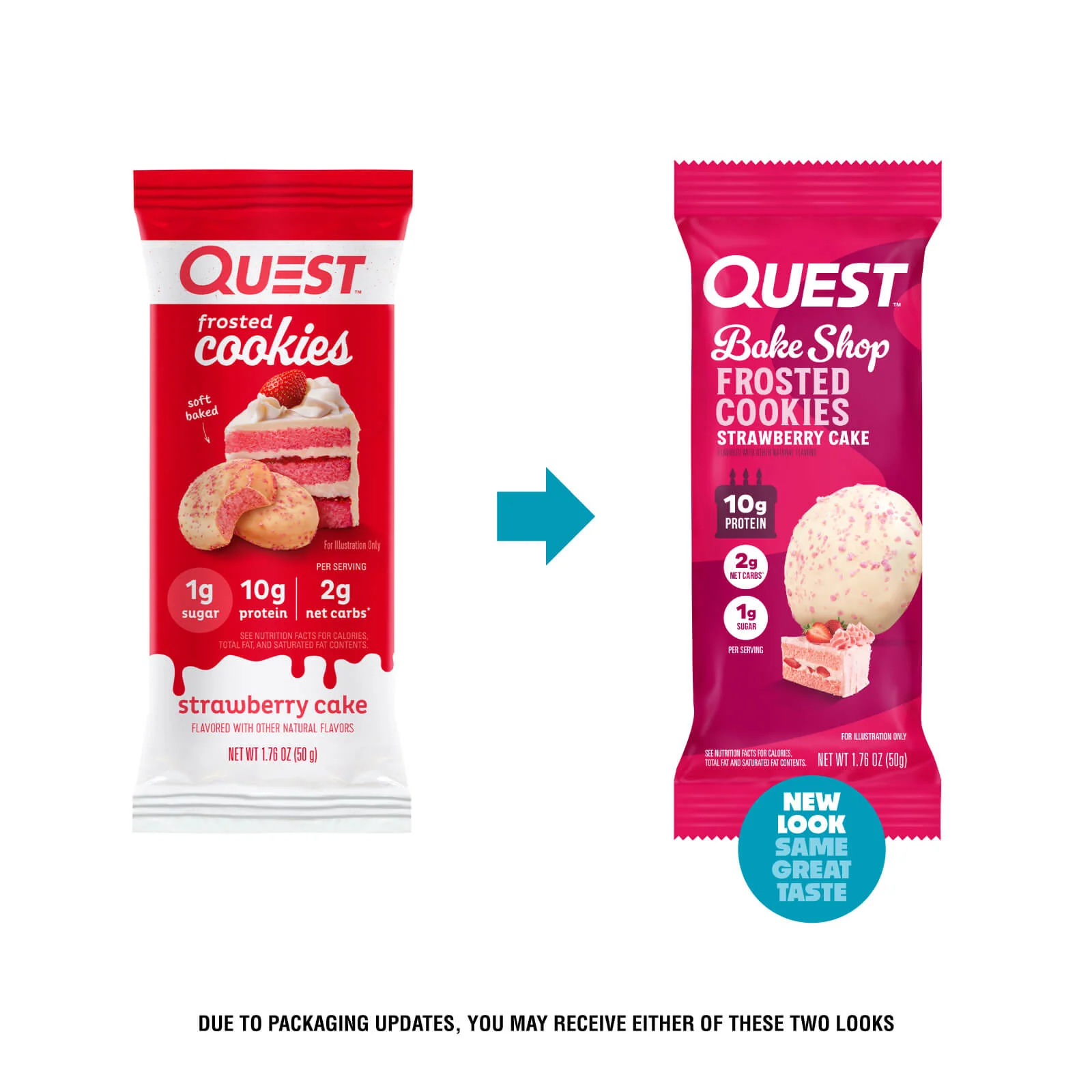 Alternative view of Strawberry Cake Frosted Cookies Twin Pack
