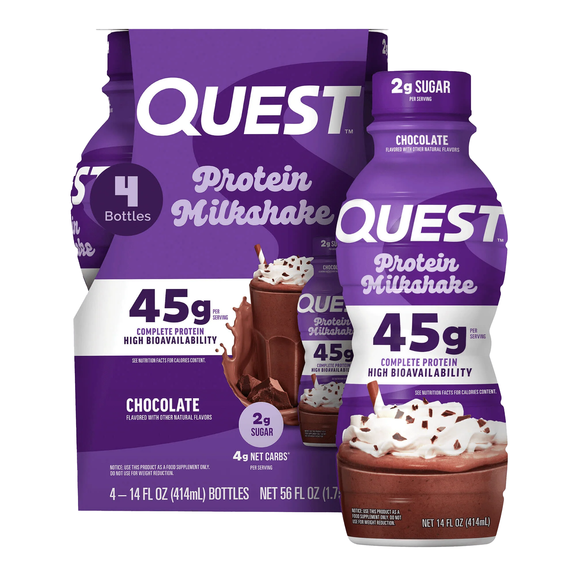 Chocolate 45g Protein Milkshake