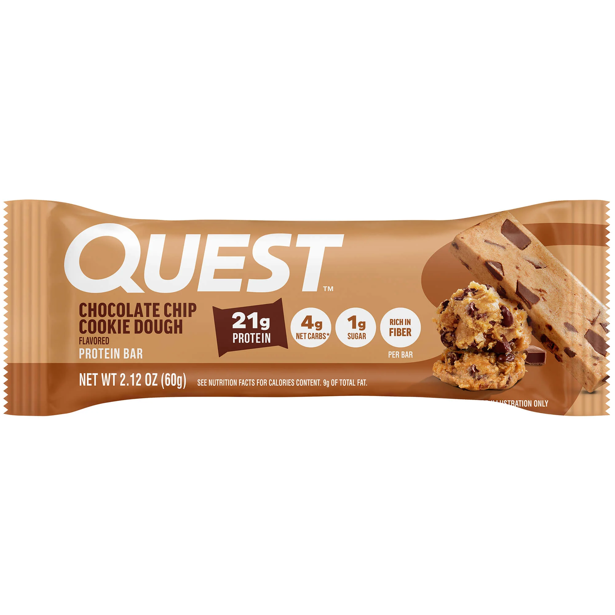 Alternative view of Chocolate Chip Cookie Dough Protein Bars