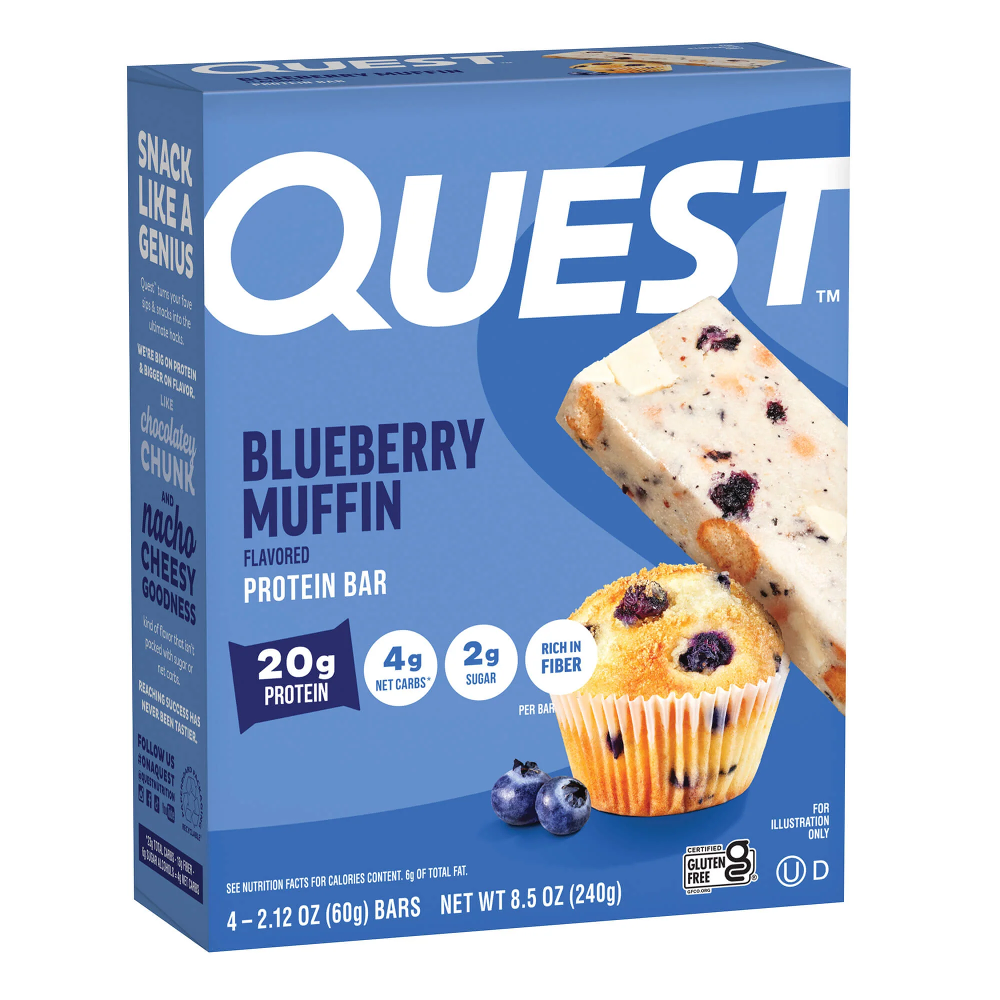 Alternative view of Small Protein Bar Bundle; 5 x 4ct. boxes - Save 5%