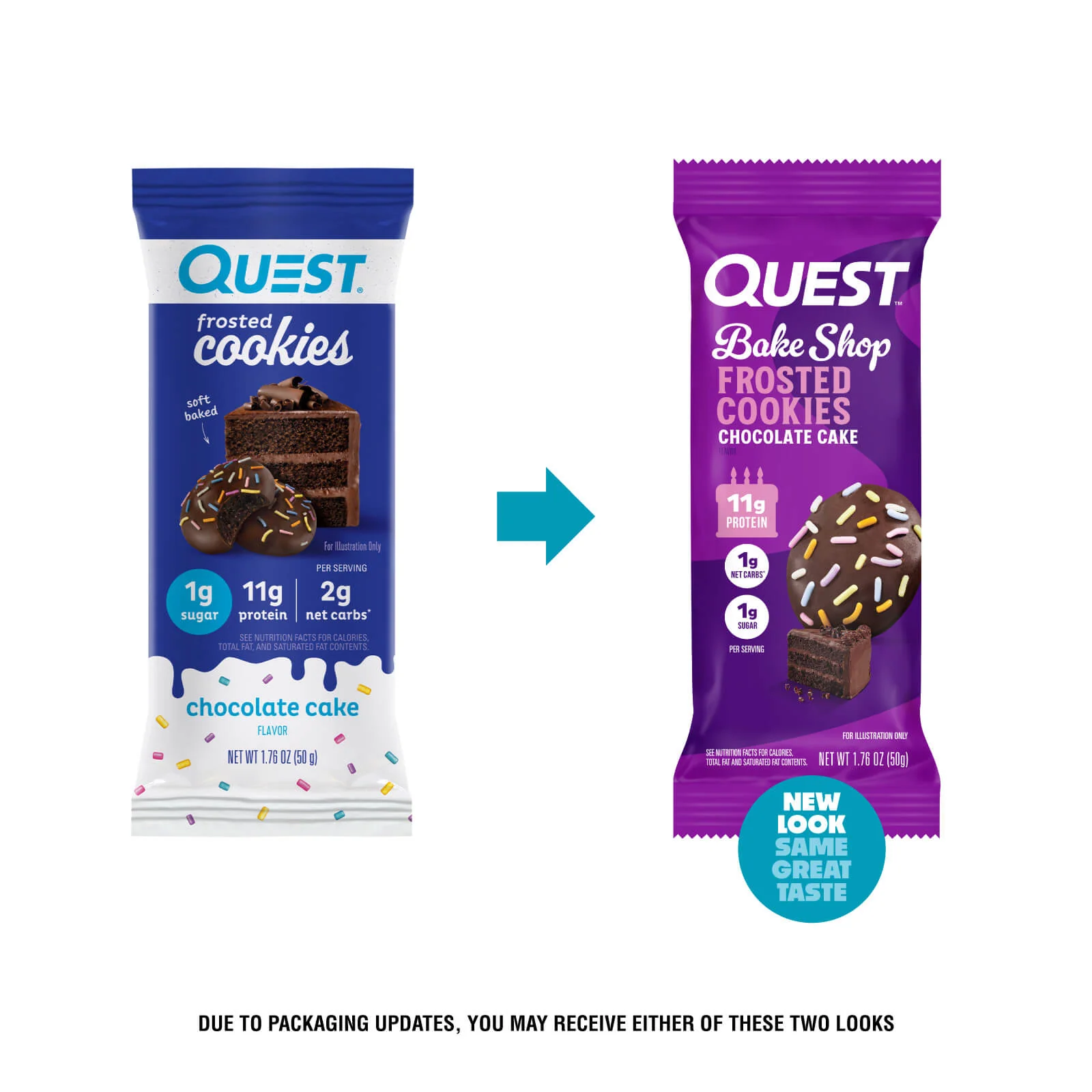 Alternative view of Frosted Cookies Chocolate Cake Twin Pack
