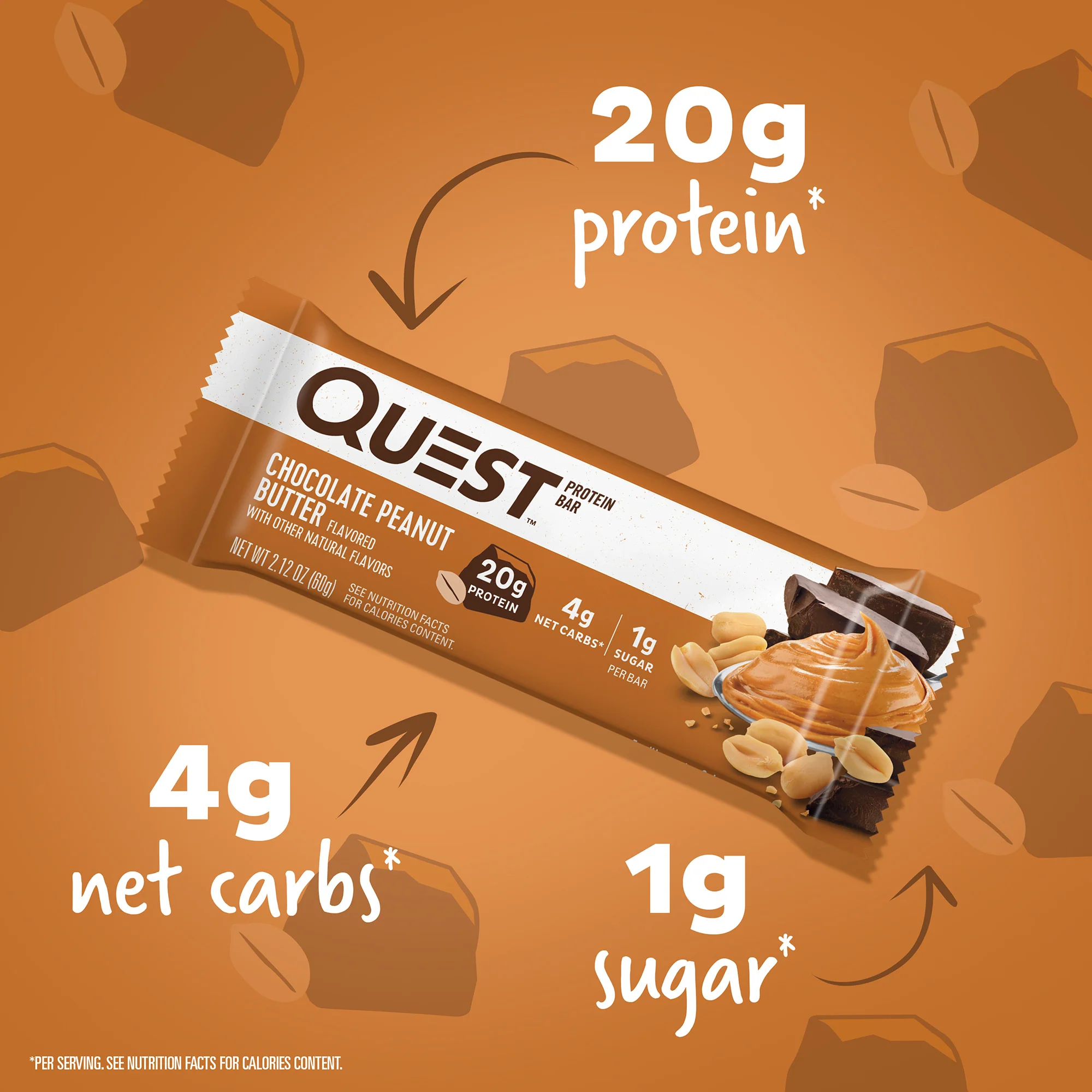Chocolate Peanut Butter Protein Bar - Image 4