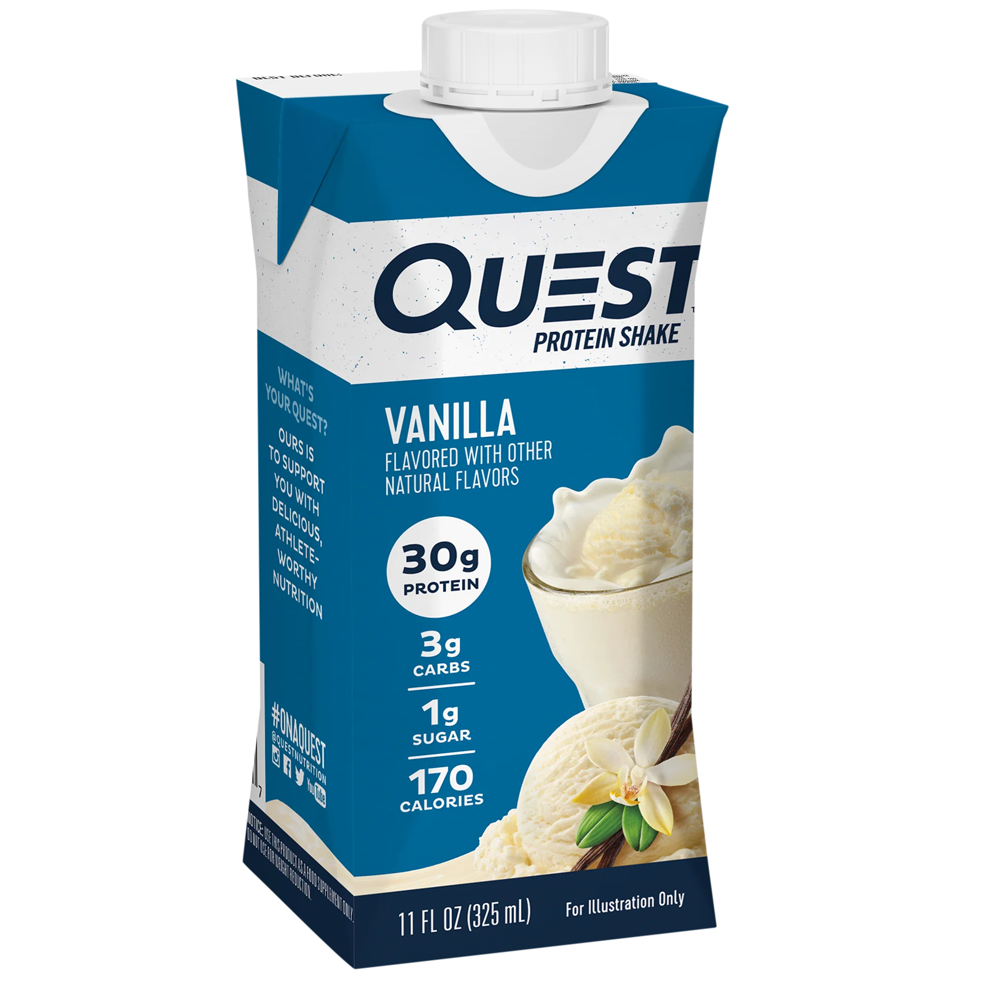 Alternative view of Vanilla Protein Shakes