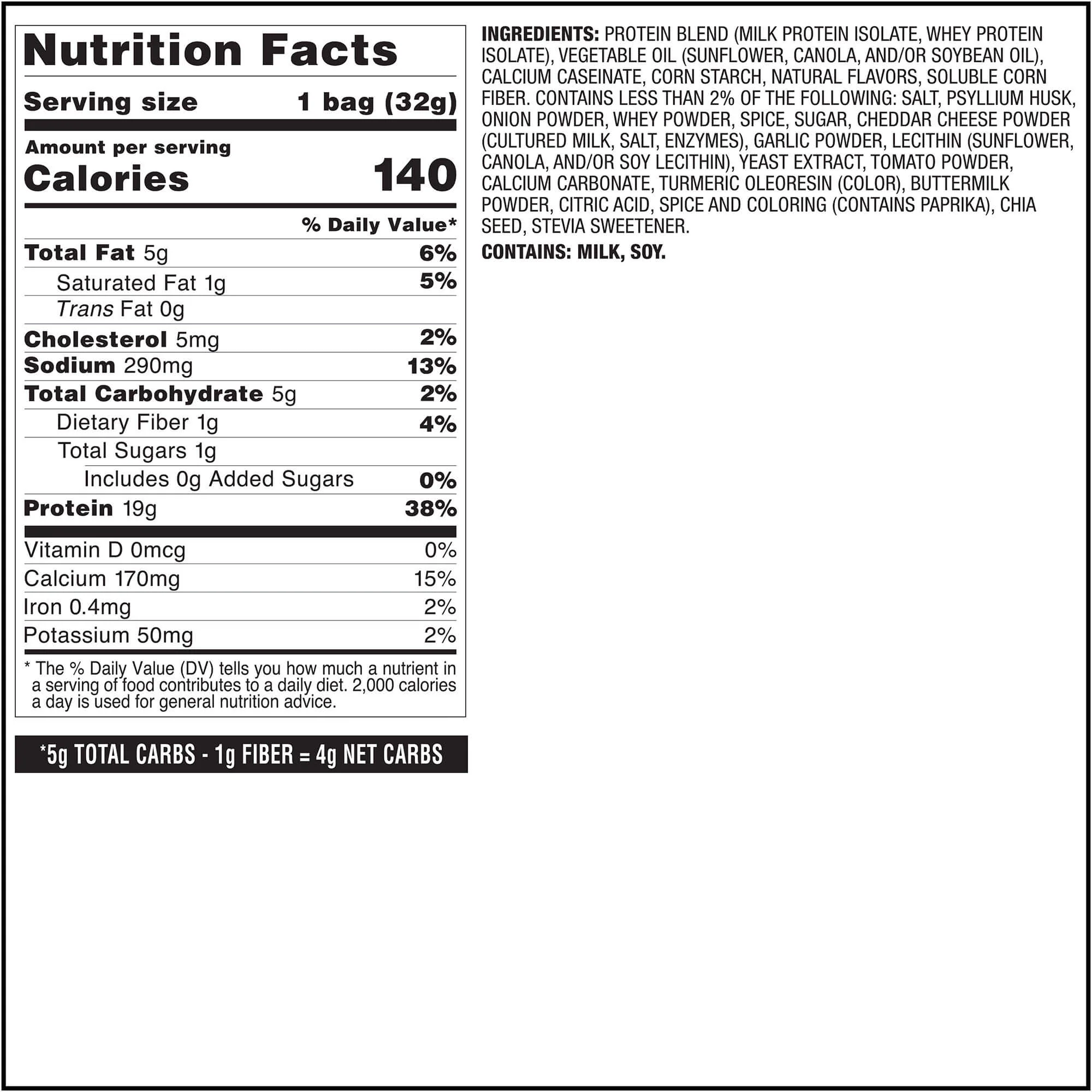 Pizza Tortilla Style Protein Chips - Image 6