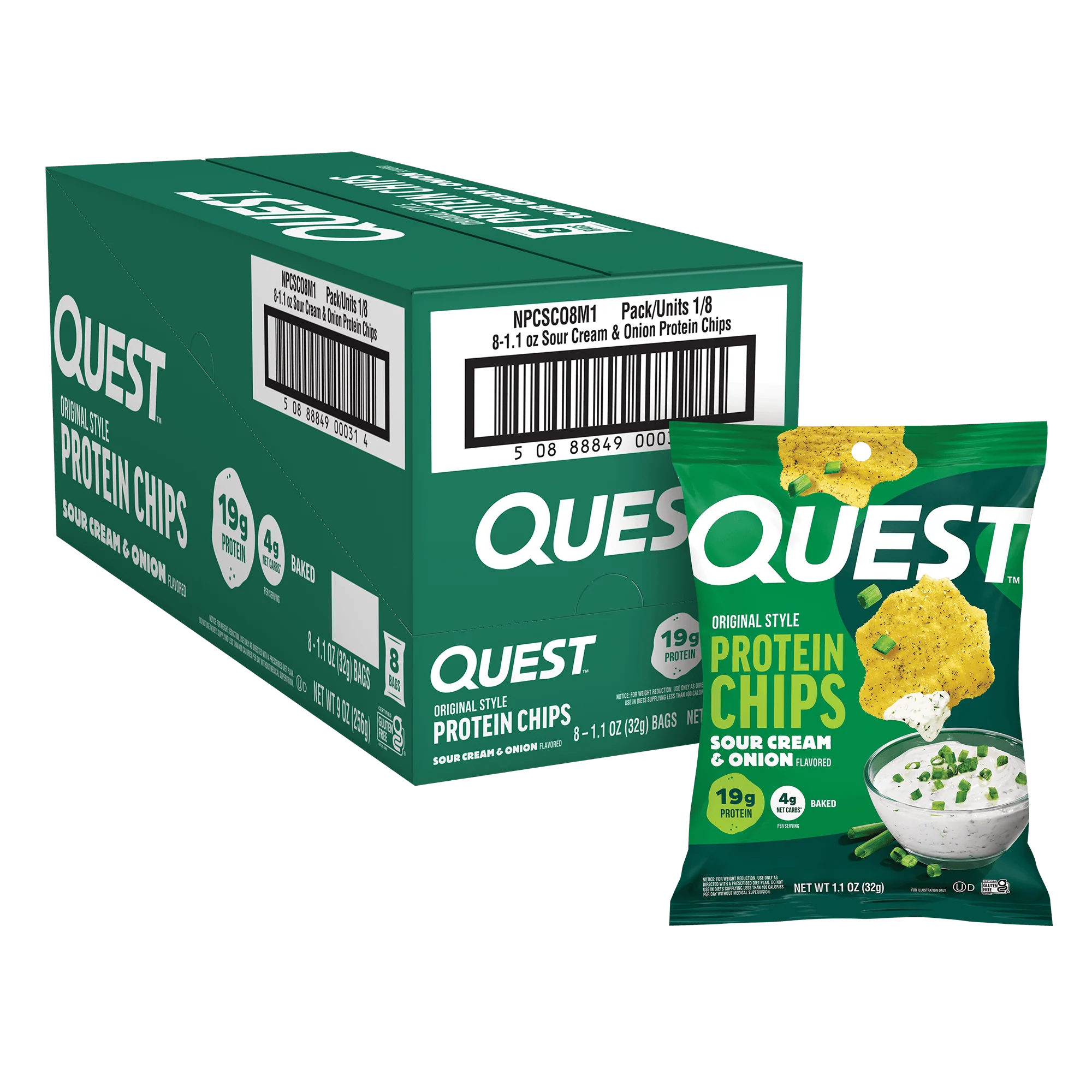 Sour Cream & Onion Original Style Protein Chips