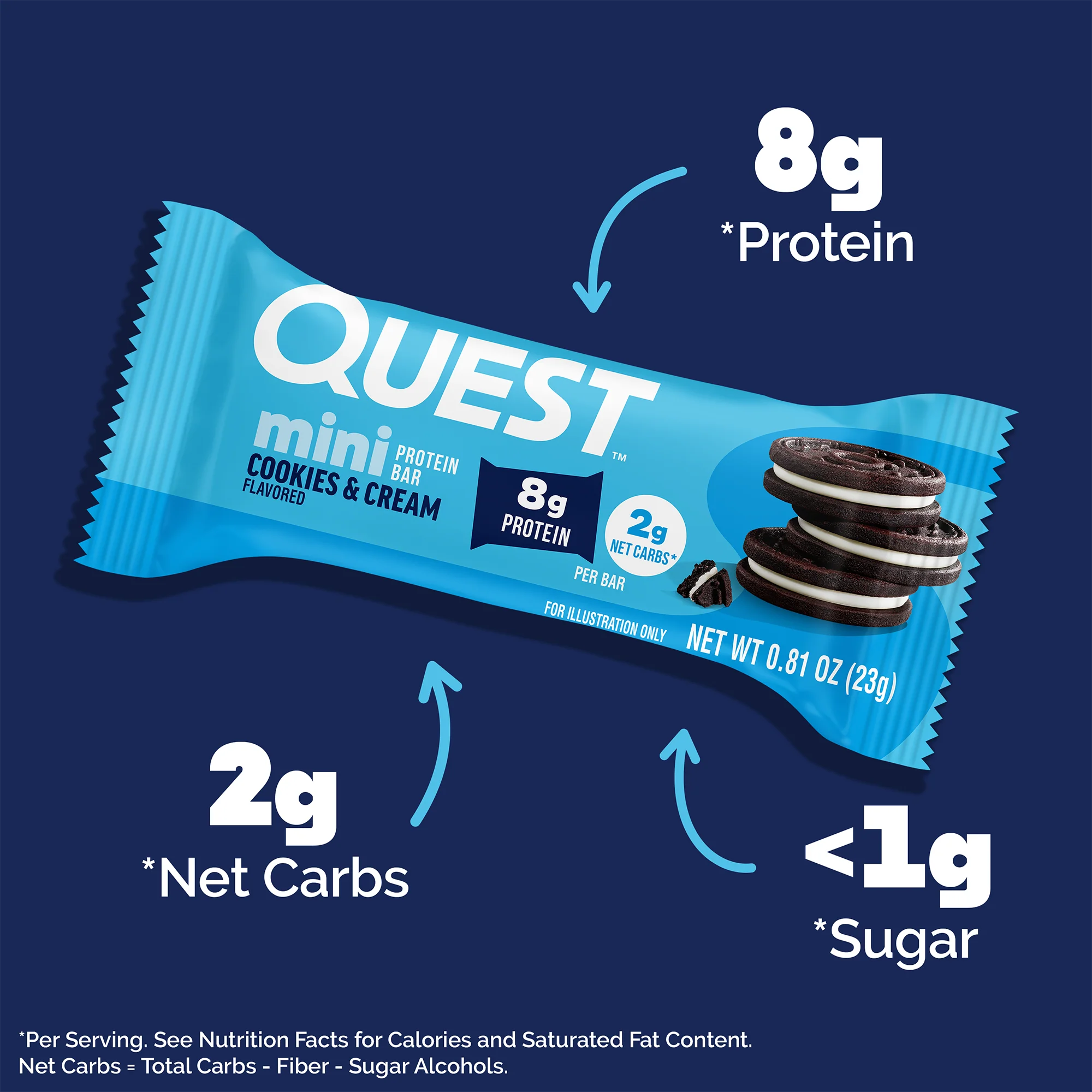 Mini Cookies & Cream Protein Bars - Image 4