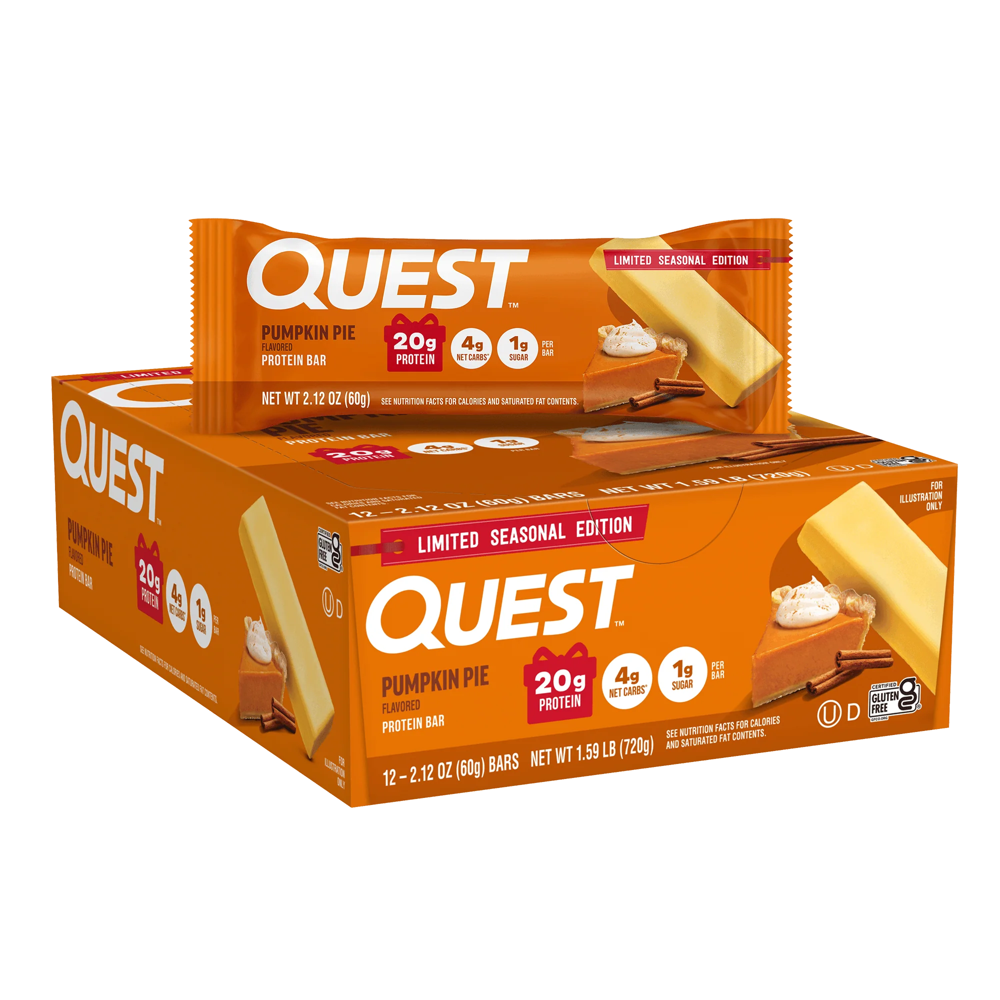 Quest Nutrition Pumpkin Pie Protein Bar