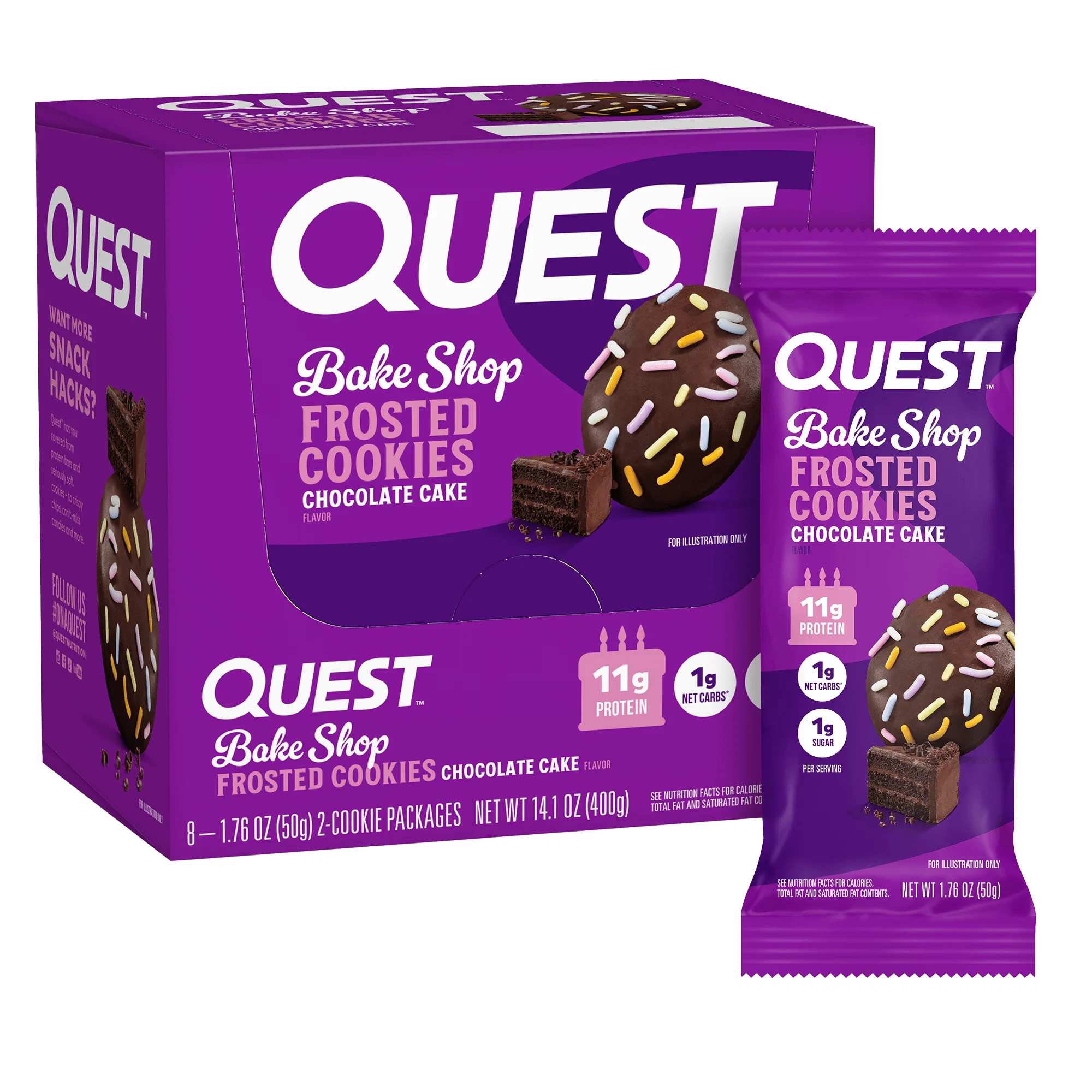 Frosted Cookies Chocolate Cake Twin Pack