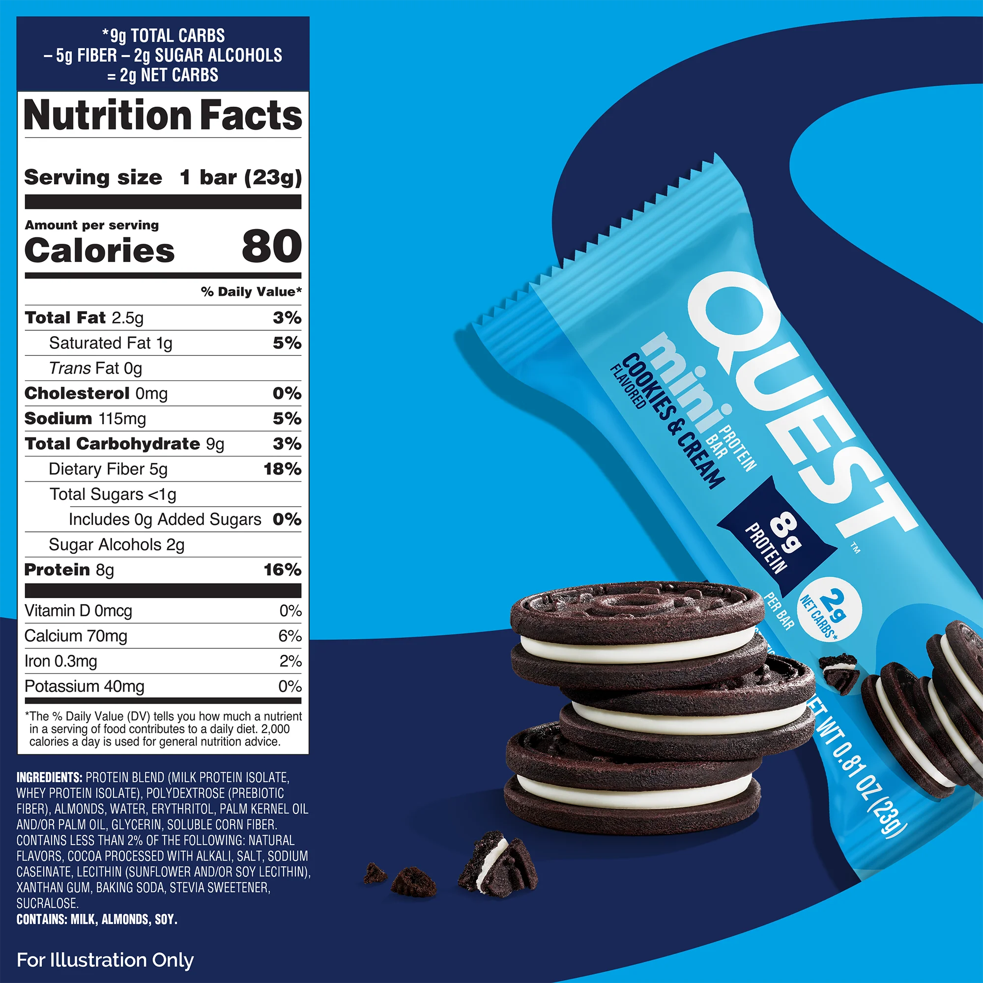 Mini Cookies & Cream Protein Bars - Image 6