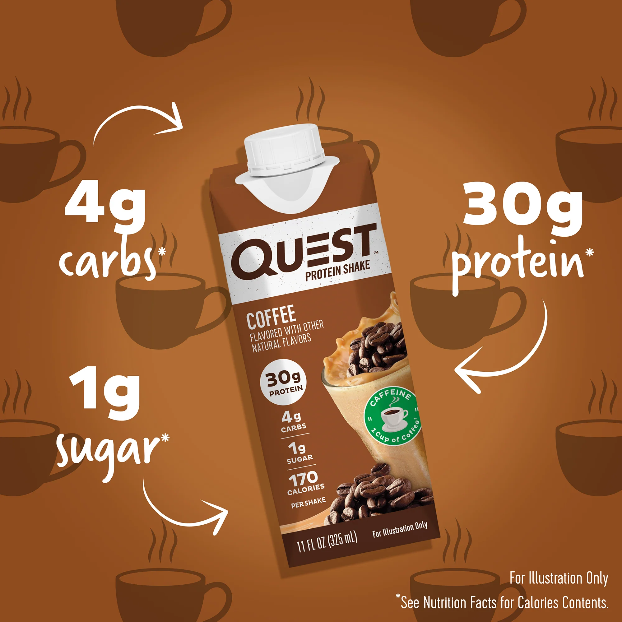 Alternative view of Coffee Protein Shake