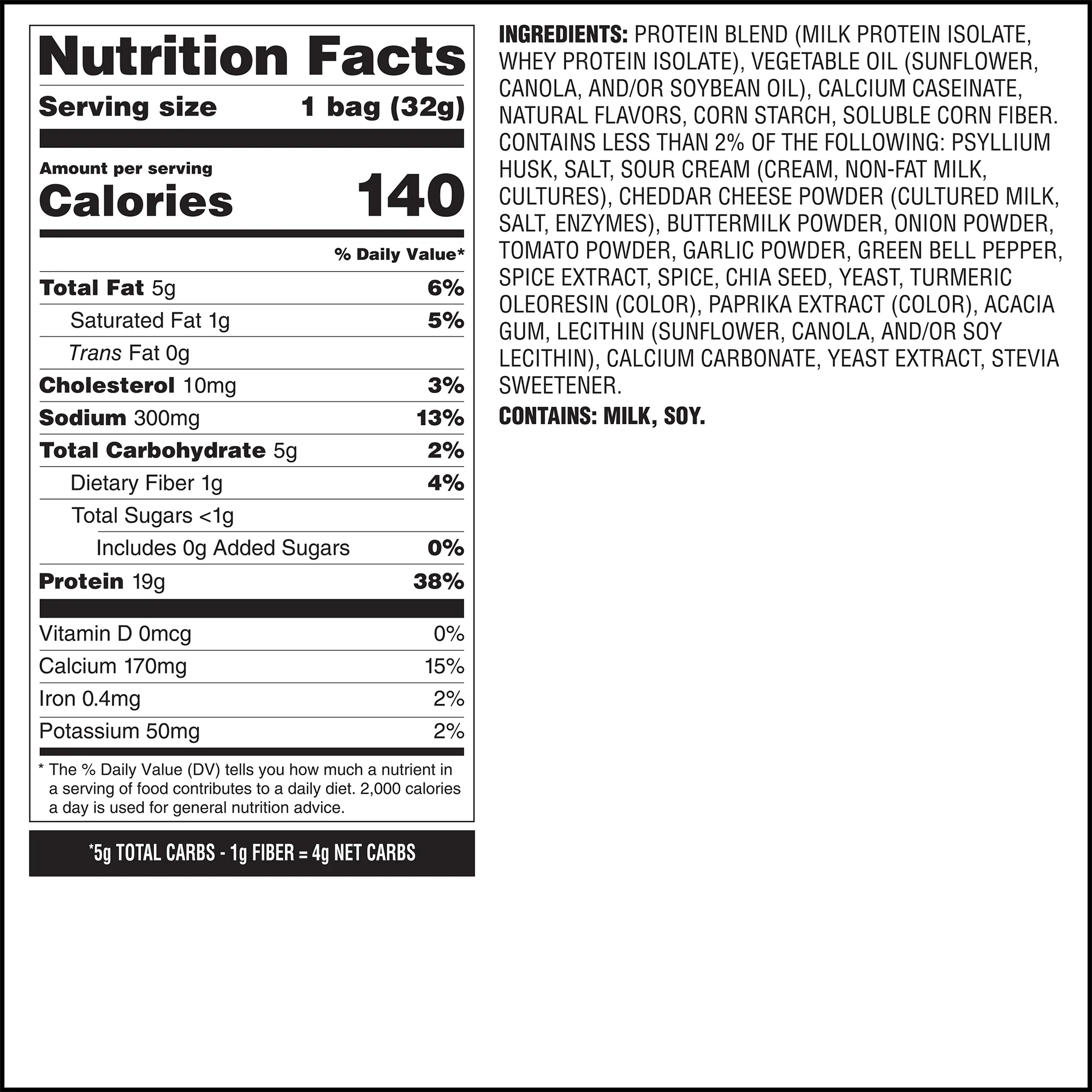 Loaded Taco Tortilla Style Protein Chips - Image 5