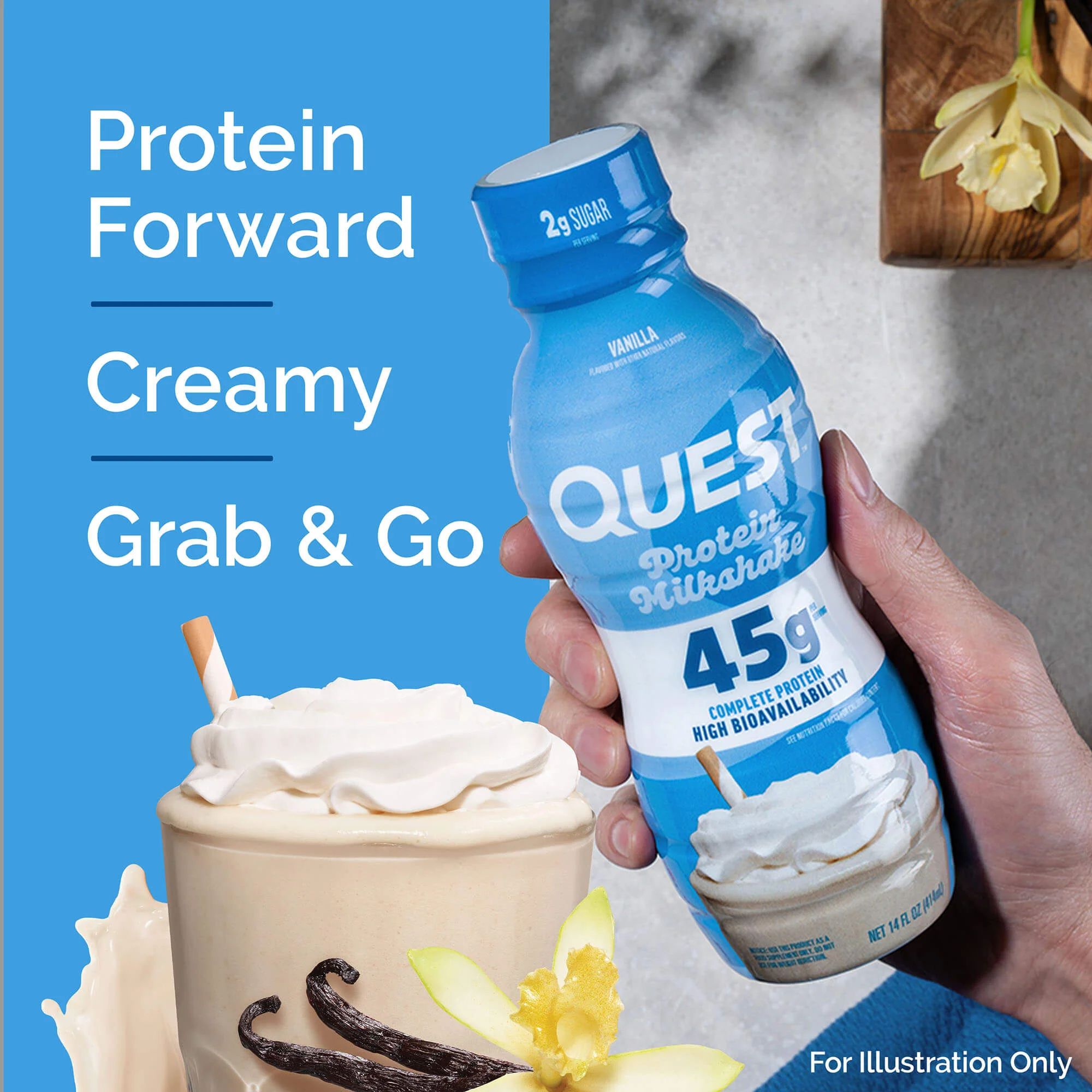 Vanilla 45g Protein Milkshake - Image 4