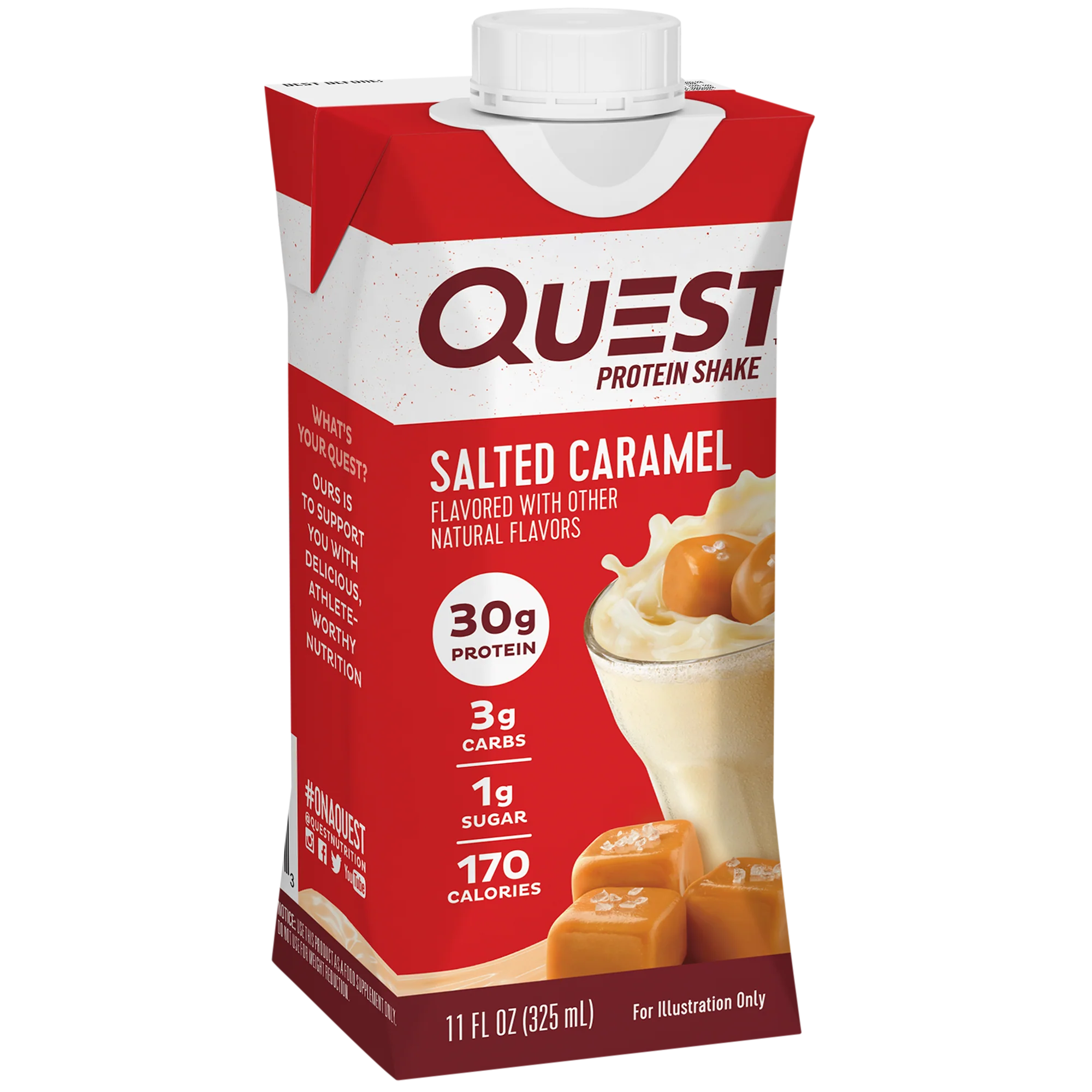 Alternative view of Salted Caramel Protein Shakes