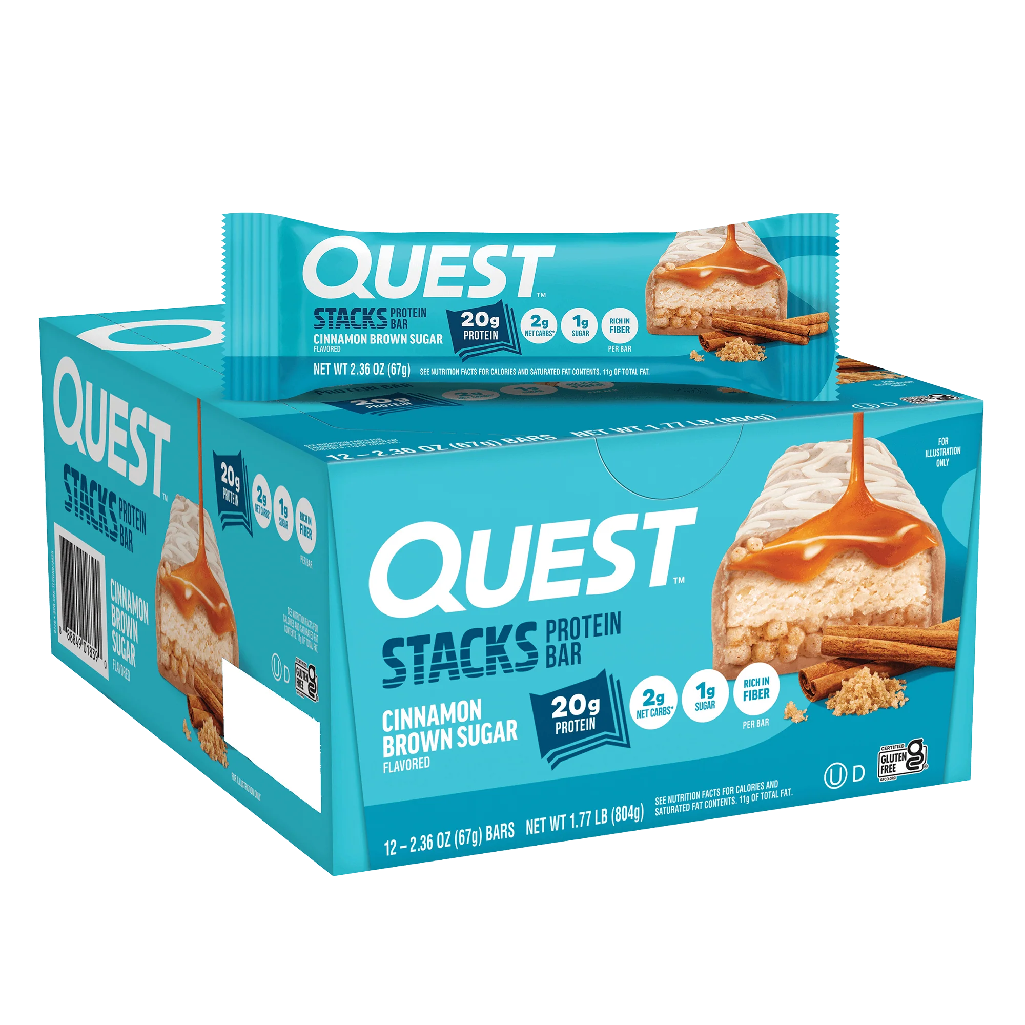 Cinnamon Brown Sugar Stacks Bars