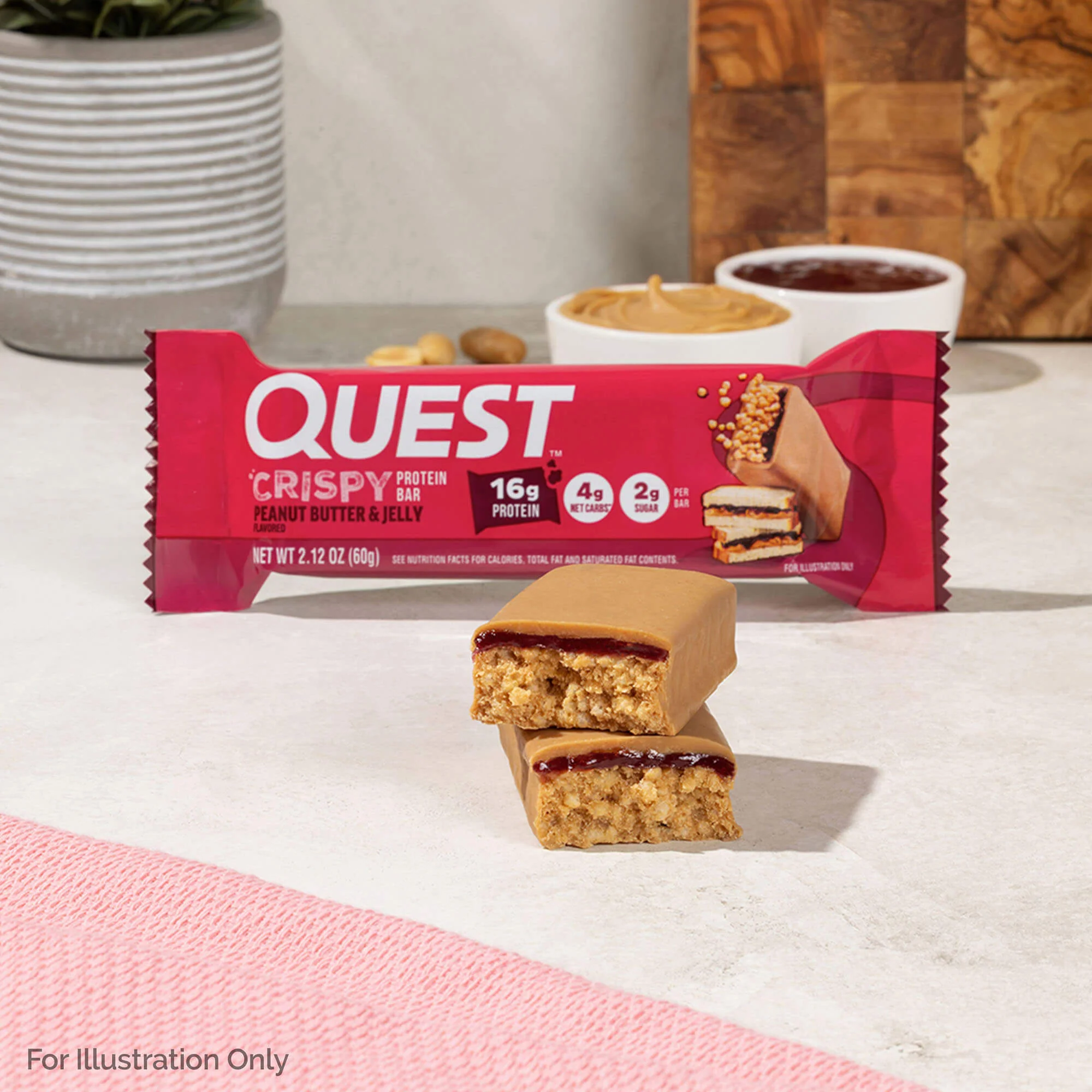 Peanut Butter & Jelly Crispy Hero Protein Bars - Image 5