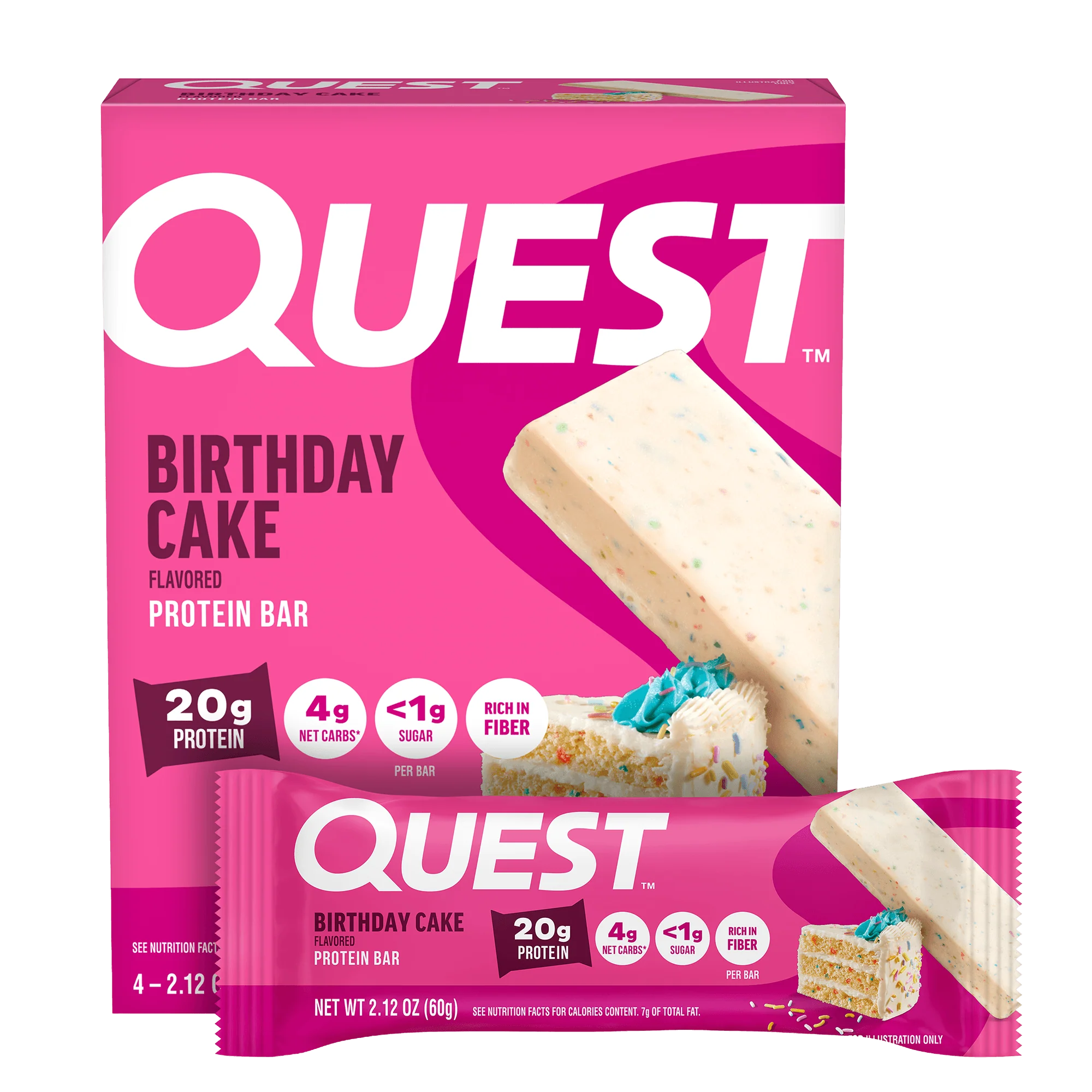 Alternative view of Birthday Cake Protein Bars