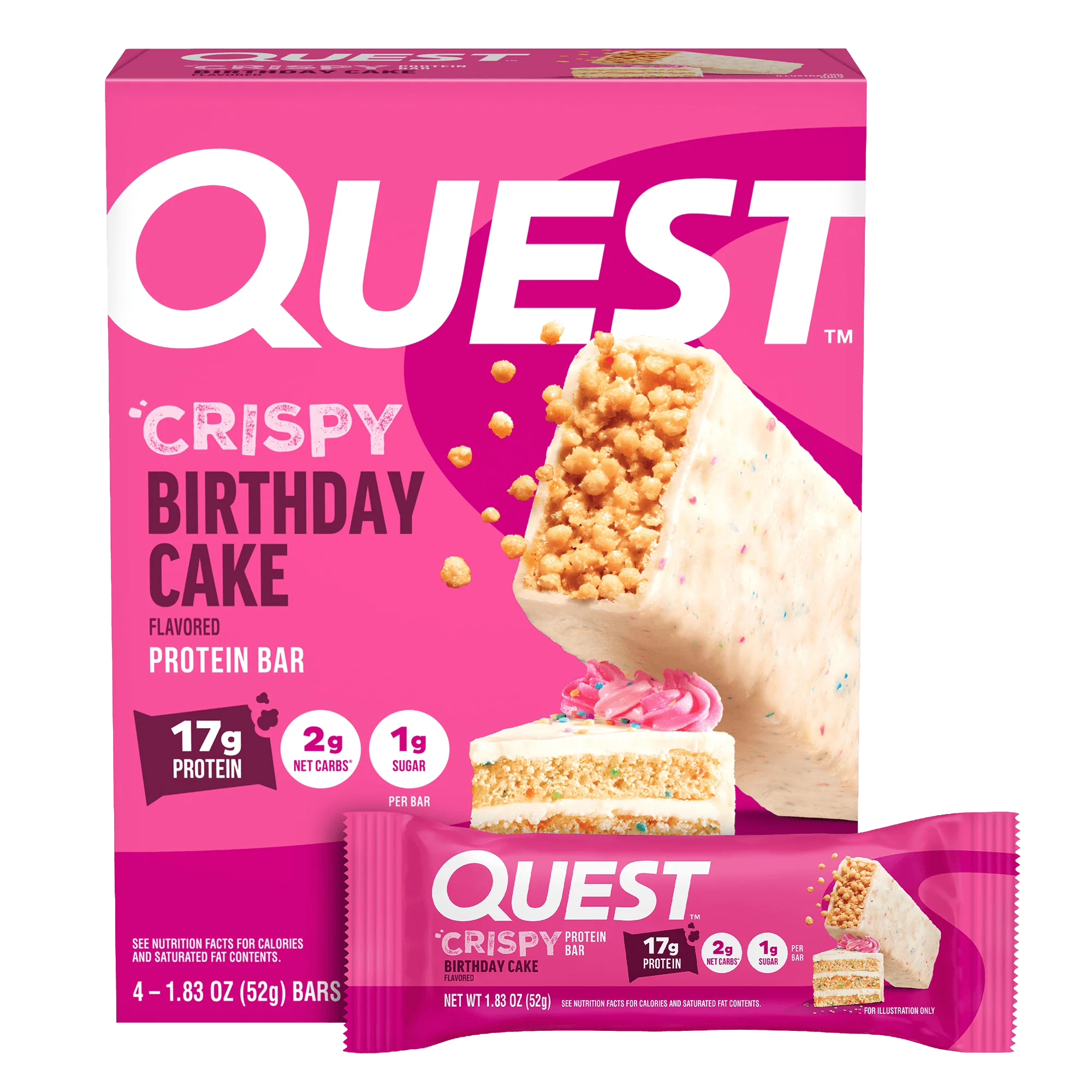 Alternative view of Birthday Cake Crispy Hero Bars