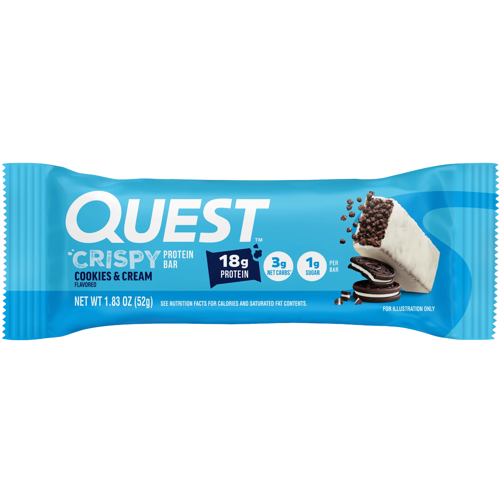 Cookies & Cream Crispy Hero Protein Bars - Image 3