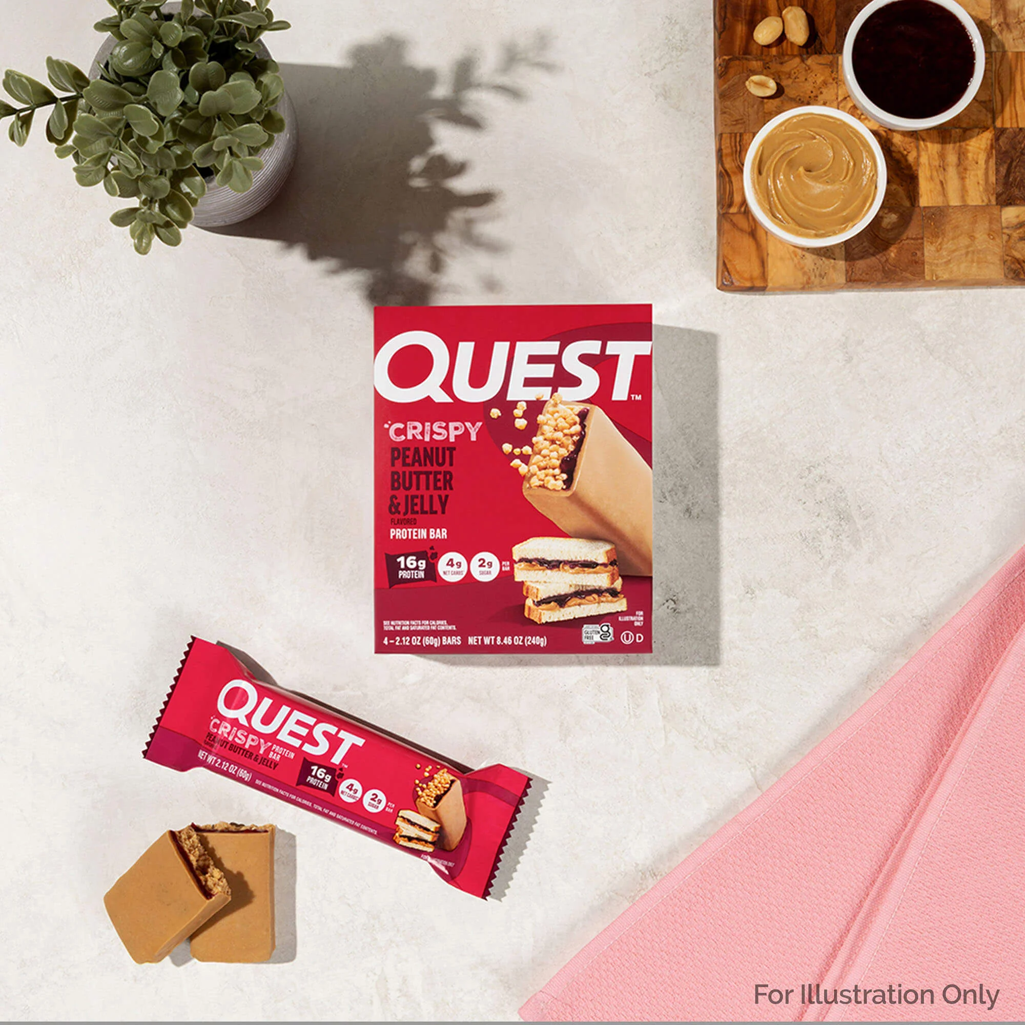 Peanut Butter & Jelly Crispy Hero Protein Bars - Image 7